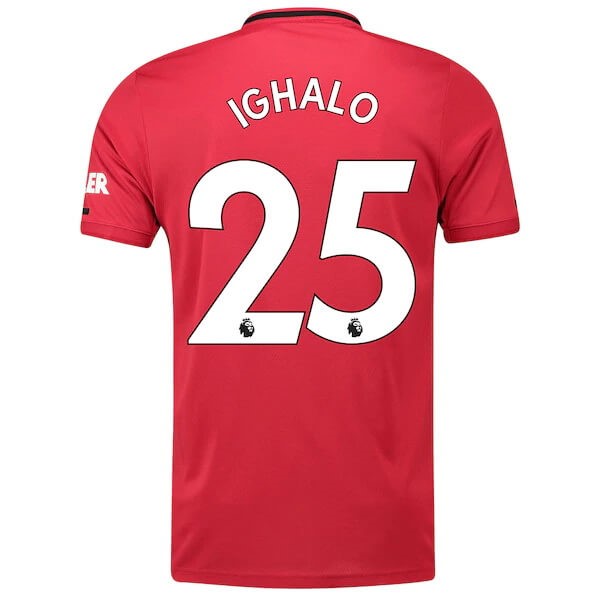 Camiseta Manchester United NO.25 Ighalo 1ª 2019-2020 Rojo